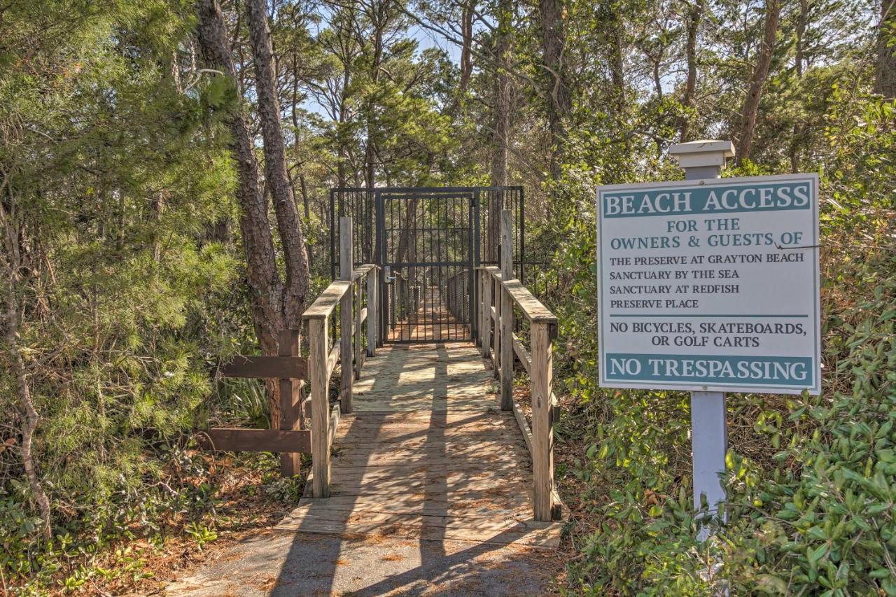 30A Retreat With Patio And Resort Amenities! Santa Rosa Beach Exterior photo